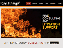 Tablet Screenshot of firedesignconsulting.com